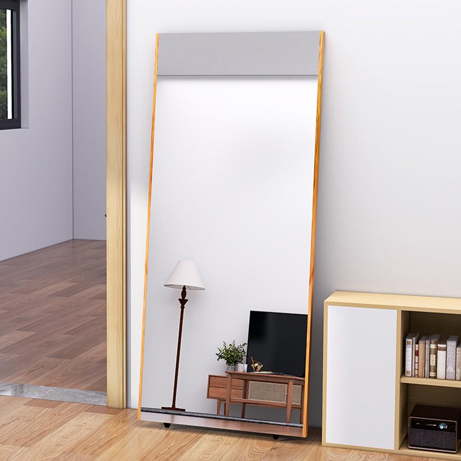 姿見 割れない 全身鏡 壁掛け ミラー 姿見 鏡 おしゃれ 35ｘ90cm 割れない鏡 安全 玄関 2way 全身 軽量 ガラス不使用 | ミルオ君の鏡工房 | 01