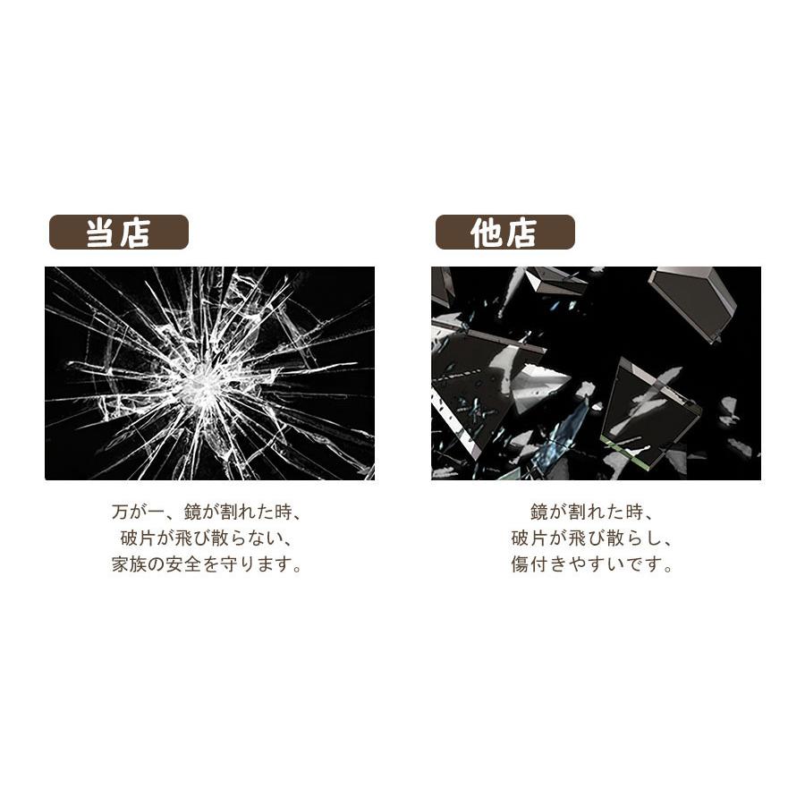 姿見 ドア掛け ミラー 全身 鏡 壁掛け スリム 118ｘ30cm 高さ調整 全身鏡 飛散防止 吊り下げ おしゃれ コンパクト 木製枠 | ミルオ君の鏡工房 | 06