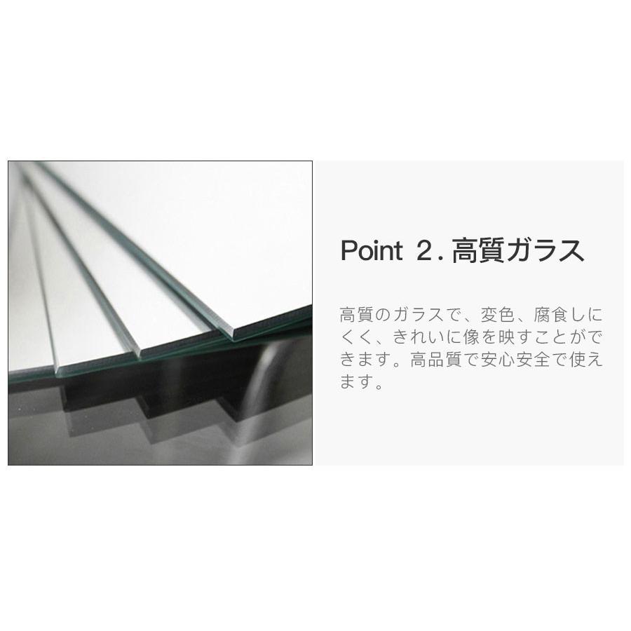 全身鏡 貼る 姿見 貼るタイプ 壁掛け 貼る鏡 全身 35ｘ35cm 賃貸 ウォールミラー 鏡 おしゃれ 省スペース 4枚 DIY 歪まない | ミルオ君の鏡工房 | 10