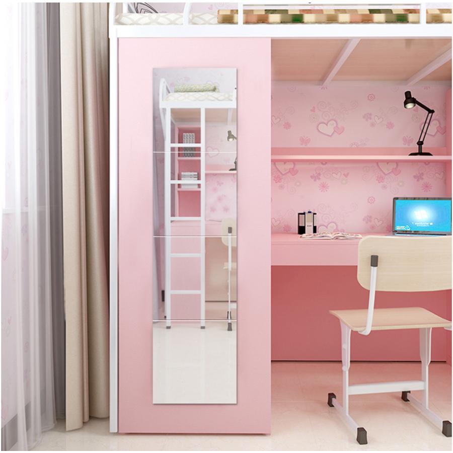 全身鏡 貼る 姿見 貼るタイプ 壁掛け 貼る鏡 全身 40ｘ40cm 賃貸 ウォールミラー 鏡 おしゃれ 省スペース 4枚 DIY 歪まない | ミルオ君の鏡工房 | 02