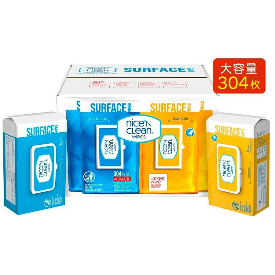 カークランド ハウスホールドワイプ NICE N CLEAN 住居用ウェットクリーナーシート 304枚 Kirkland Signature