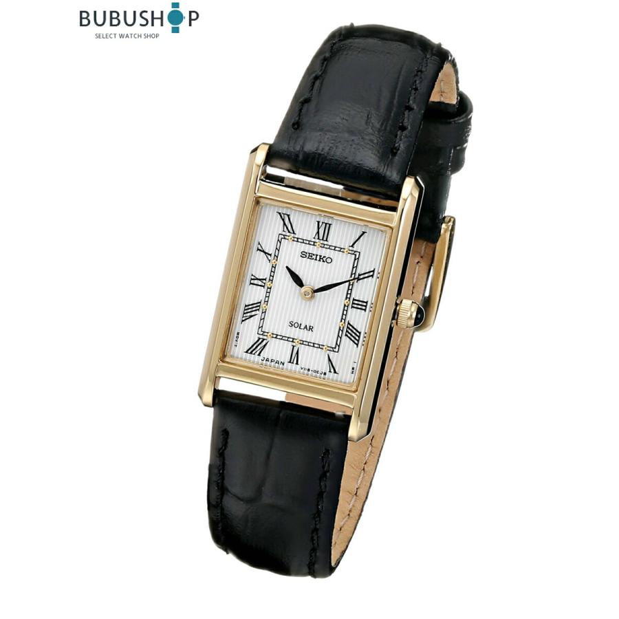Seiko セイコー 腕時計 レディース ソーラー Sup250 本革 白文字盤 スクエア ビジネス シンプル レトロ Sup250 Bubushop 通販 Yahoo ショッピング