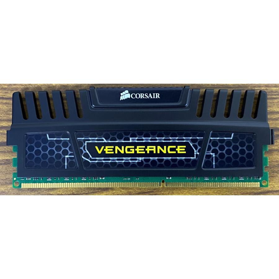 中古 デスクトップPC用 CORSAIR VENGEANCE DDR3 1600  PC3-12800 8GB (1x8GB)  CMZ8GX3M1A1600C10｜buchistarlov