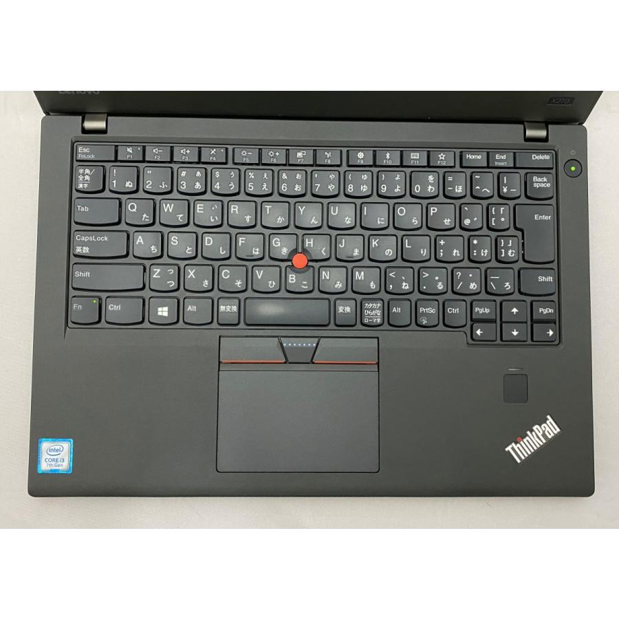 ThinkPad Lenovo ThinPad X270 i3-7100U 2.40GHz メモリ4GB SSD120GB