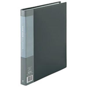 ジョインテックス クリアファイル/ポケットファイル 〔A4/タテ型 10冊入り〕 40ポケット 灰 D048J-10GY[21]