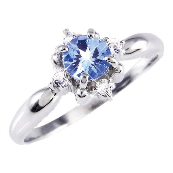 タンザナイト＆ダイヤリング 指輪 17号[21]