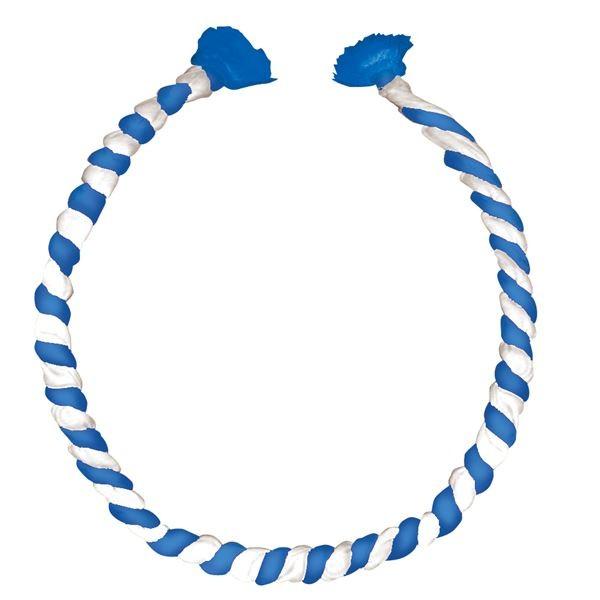 (まとめ)アーテック ねじりはちまき/鉢巻 〔中芯入り〕 φ11×全長950mm ブルー(青)×ホワイト(白) 〔×30セット〕[21]