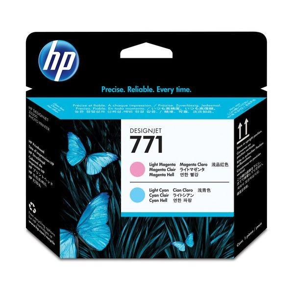（まとめ） HP771 プリントヘッド ライトマゼンタ／ライトシアン CE019A 1個 〔×3セット〕[21]