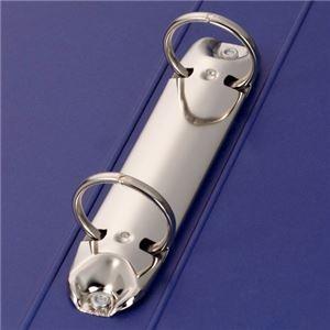（まとめ） TANOSEE Oリングファイル（紙表紙） A4タテ 2穴 220枚収容 背幅36mm 赤 1冊 〔×30セット〕[21]の画像
