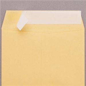 （まとめ） ピース R40再生紙クラフト封筒 テープのり付 長3 70g／m2 〒枠あり 4370 1パック（100枚） 〔×10セット〕[21]の画像