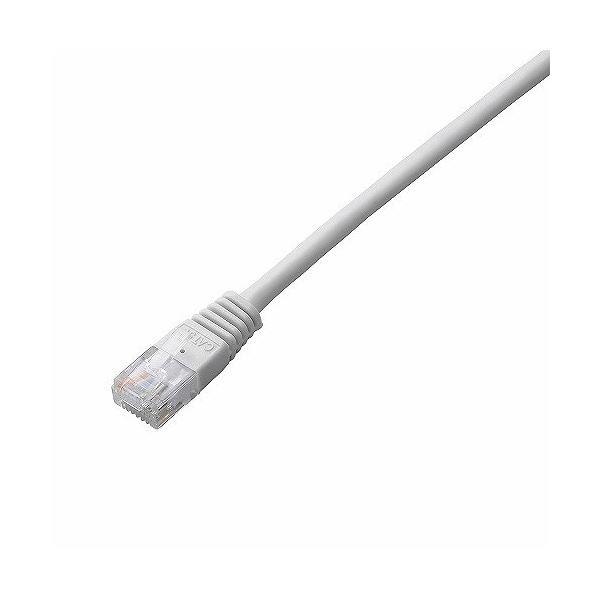 (まとめ)エレコム Cat5e準拠LANケーブル LD-CTN/WH1〔×20セット〕[21]