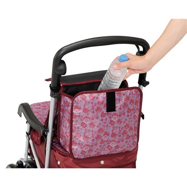 シルバーカー/手押し車 〔スタンダードタイプ〕 幅広座面 幸和製作所 『カウートII』 花柄 〔介護用品 福祉用品〕[21] シルバーカー/手押し車 幅広座面 幸和製作所 『カウートII』 花柄 〔介護用品 福祉用品〕