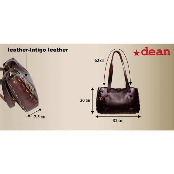 dean（ディーン） small whip stitched tote トートバッグ シルバー[21]_2