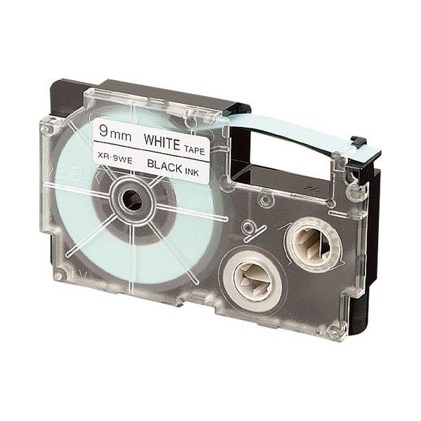 カシオ計算機 テープ 白に黒文字 XR-18WE 18mm 10本[21]