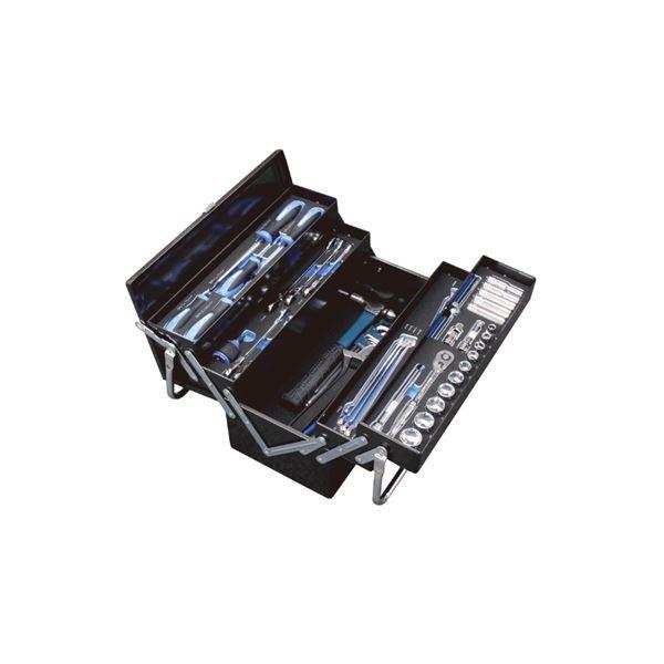 SIGNET シグネット 54006 メカニックツール セット 両開き トレイ付 9.5SQ 工具 ツール DIY 作業工具 道具[21]