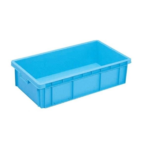 〔3個セット〕 RBコンテナー/コンテナボックス 〔59L ブルー〕 RB-60 岐阜プラスチック工業〔代引不可〕[21]