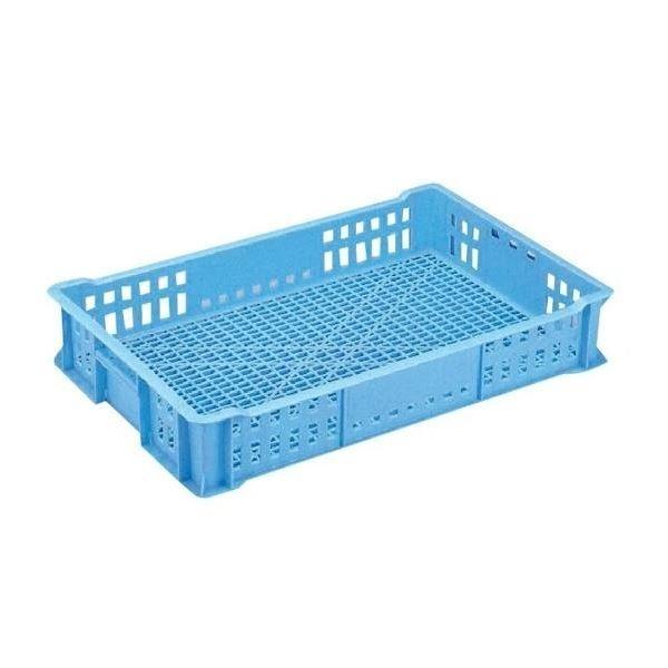 〔5個セット〕 トレー・めんコンテナー/食品用コンテナー 〔28L ブルー〕 T-31[21]