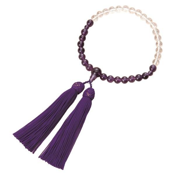 豪華 紫水晶御念珠 グラデーションタイプ 偉大な Www Skylanceronline Com