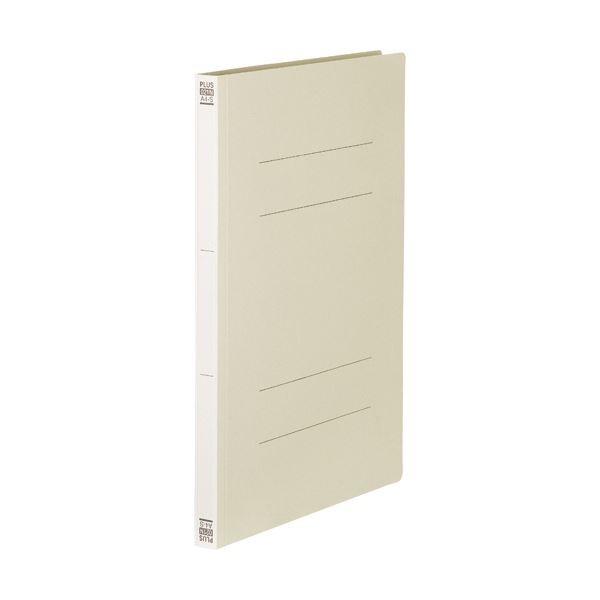 （まとめ）プラス フラットファイル 樹脂とじ具A4タテ 150枚収容 背幅18mm アイボリー No.021N 1セット(10冊) 〔×10セット〕[21]