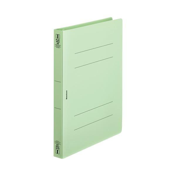 (まとめ）ビュートン フラットF PP 厚とじA4S FF-A4SW-GN 10冊〔×5セット〕[21]