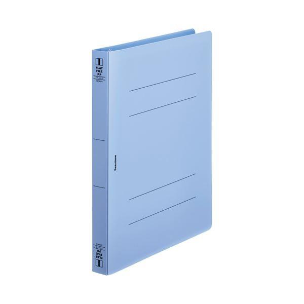 (まとめ）ビュートン フラットF PP 厚とじA4S FF-A4SW-B 10冊〔×5セット〕[21]