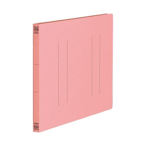 (まとめ）プラス フラットファイル縦罫A4E No.022NT PK 10冊〔×10セット〕[21]