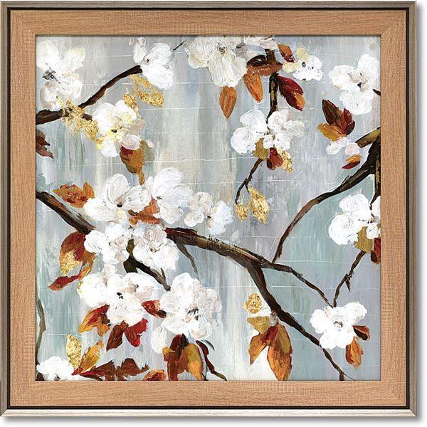 角井満夫 「実の有る風景」 F4号 日本画