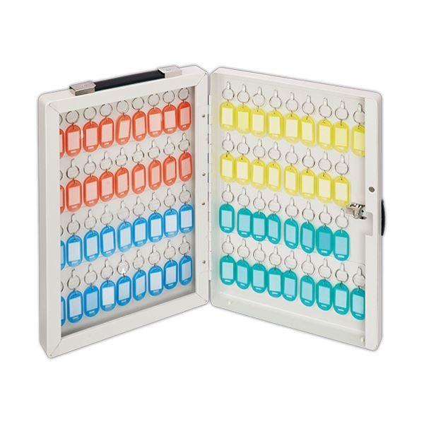 (まとめ）キーボックス 70個収納〔×3セット〕[21]