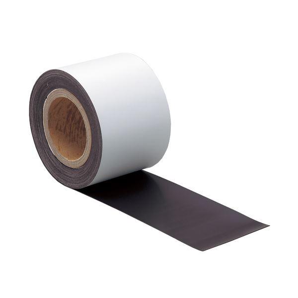 (まとめ）ライオン事務器 マグネットシートツヤなしロールタイプ 100mm×10m×0.8mm 白 RS-103 1巻〔×3セット〕[21]
