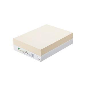 (まとめ) TANOSEE αエコカラーペーパーII B4 ライトクリーム 1冊（500枚） 〔×10セット〕[21]