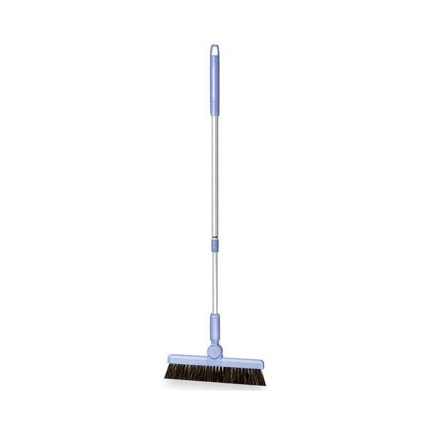 (まとめ) テラモト BM-2ホーキ26 伸縮柄 アクアブルー CL-465-220-5 1本 〔×10セット〕[21]