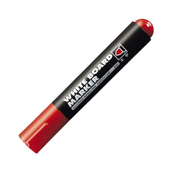 (まとめ) コクヨ ホワイトボード用マーカーペン 太字 赤 業務用パック PM-B103NR 1箱(10本) 〔×10セット〕[21]