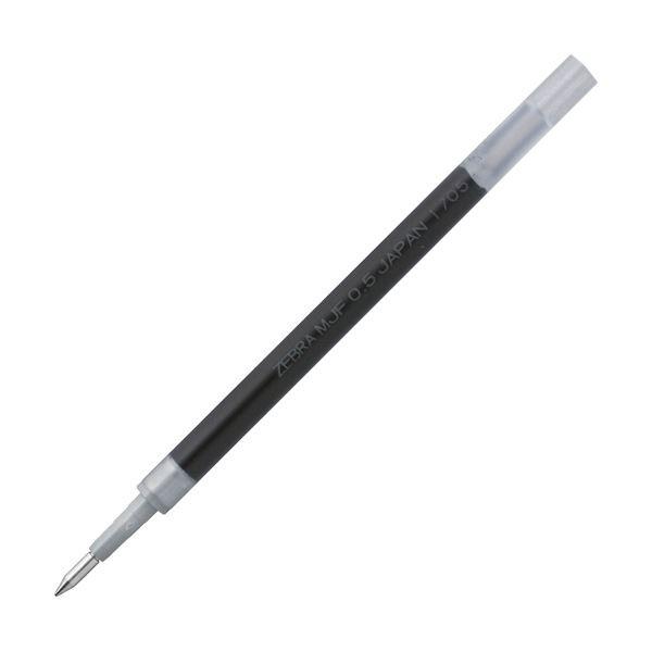 (まとめ) ゼブラ 先だつものボールペン替芯MJF-0.5芯 黒 RMJF5-BK 1仕掛ける（10本） 〔×10仕掛ける〕[21] 万年筆-キッチン、日用品、文具-筆記用具