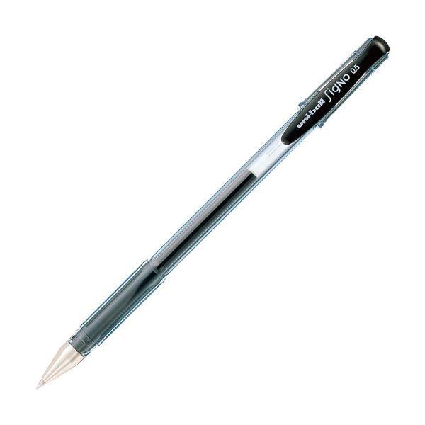 (まとめ) 三菱鉛筆 ゲルインクボールペンユニボール シグノ エコライター 0.5mm 黒 UM100EW.24 1セット（10本） 〔×10セット〕[21]