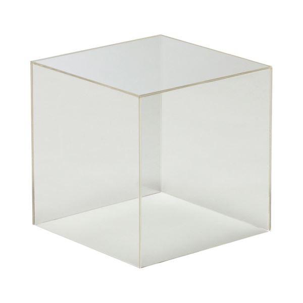 (まとめ) クルーズ アクリルボックス5面体 クリア 20cm角 AB-200 1個 〔×10セット〕[21]