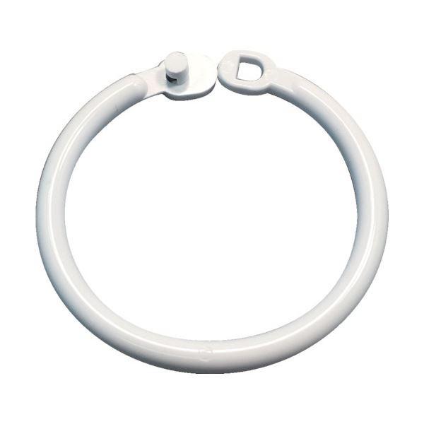 (まとめ) TRUSCO 樹脂製カードリング4.5mm×Φ40mm TKRJ-40 1パック（10個） 〔×10セット〕[21]