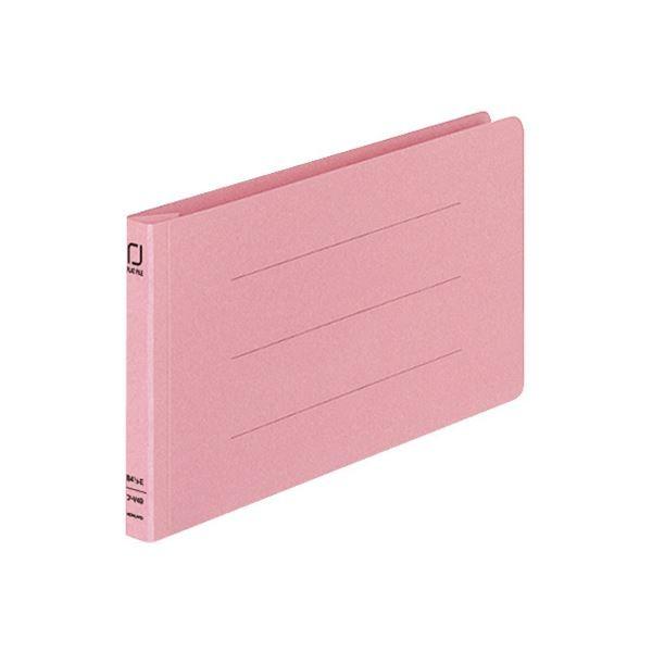 (まとめ) コクヨ 統一伝票用フラットファイル B4 1/3ヨコ 150枚収容 背幅18mm ピンク フ-V49P 1パック(10冊) 〔×10セット〕[21]
