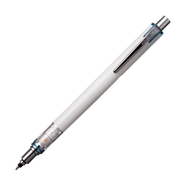 (まとめ) 三菱鉛筆 シャープペン クルトガアドバンス 0.5mm （軸色：ホワイト） M55591P.1 1本 〔×30セット〕[21]
