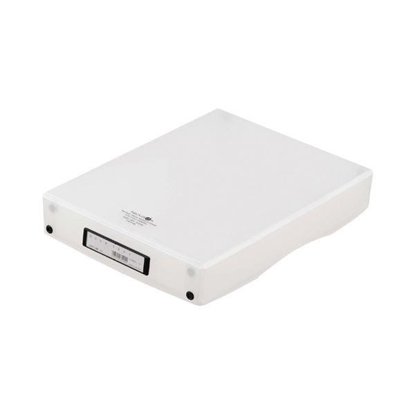 (まとめ) リヒトラブ デスクトレー A4 乳白 A-5040-1 1個 〔×30セット〕[21]