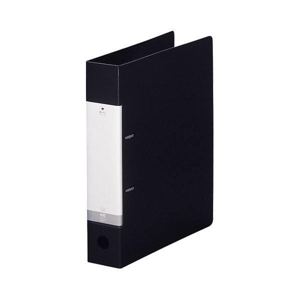 (まとめ) リヒトラブ リクエスト D型リングファイル A4タテ 2穴 450枚収容 背幅56mm 黒 G2240-24 1冊 〔×30セット〕[21]