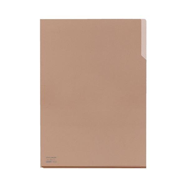 (まとめ) コクヨ クリヤーホルダー10(テン)A4 茶 フ-T750-9 1セット(5枚) 〔×30セット〕[21]