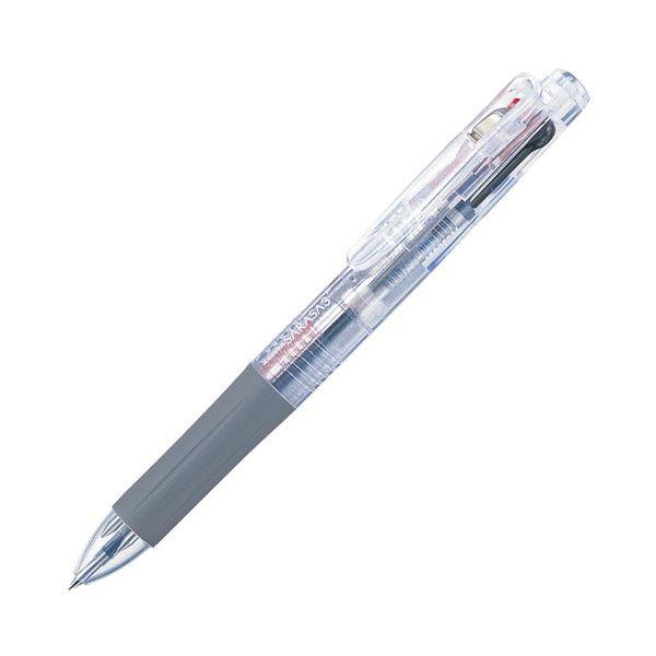 (まとめ) ゼブラ 3色ゲルインクボールペンサラサ3 0.5mm （軸色 透明） J3J2-C 1本 〔×50セット〕[21]