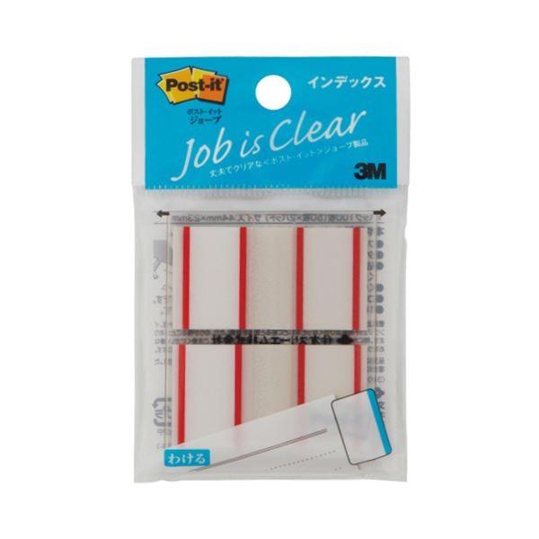 (まとめ) 3M ポスト・イット ジョーブインデックス 44×23mm レッド 682-1-RE 1パック（2冊） 〔×50セット〕[21]