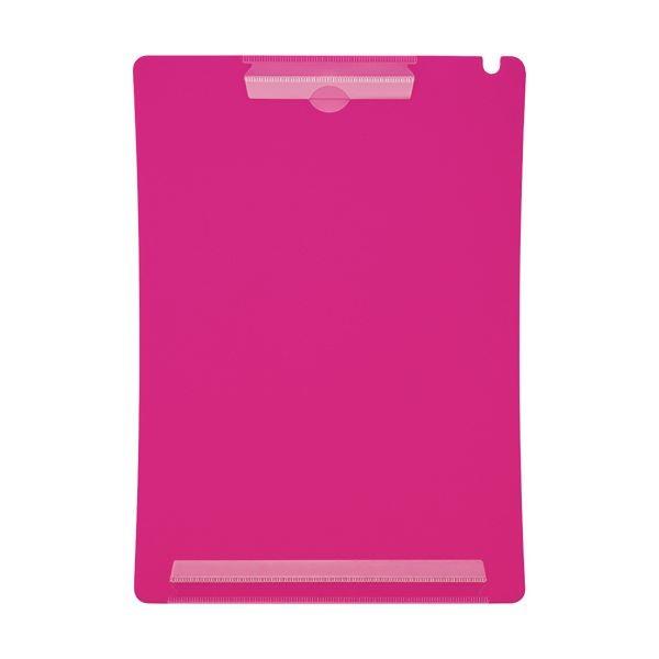 (まとめ) ライオン事務器 アンケートボードA4タテ ピンク QB-220 1枚 〔×50セット〕[21]
