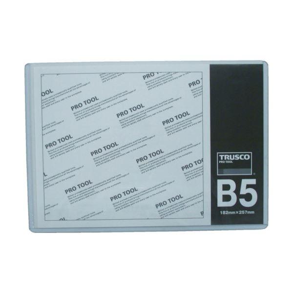 (まとめ) TRUSCO 厚口歌留多容れもの B5THCCH-B5 1枚 〔×50仕掛ける〕[21] キッチン、日用品、文具-名札、番号札