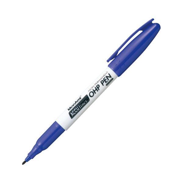 (まとめ) モナミ ACCU LINER OHP PEN X-FINE 青 12902 1本 〔×100セット〕[21]