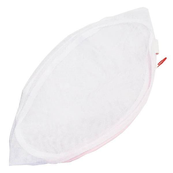 (まとめ) 丸型 洗濯ネット/洗濯用品 〔大 ランジェリー用〕 ファスナーカバー付き 〔×200個セット〕[21]