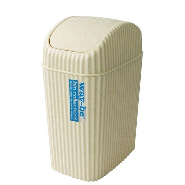 (まとめ) 紙くずかご/砂ぼこりボックス席 〔2L〕 律動的な調子手あい 象牙色 『ウェイビー』 〔36個仕掛ける〕[21] 家具、インテリア-ゴミ箱、ダストボックス-インテリア雑貨
