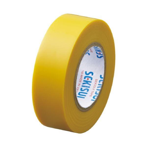 注目の （まとめ）セキスイ V360Y1N（×100セット）[21] 黄 19mm×10m #360 エスロンテープ その他梱包用テープ