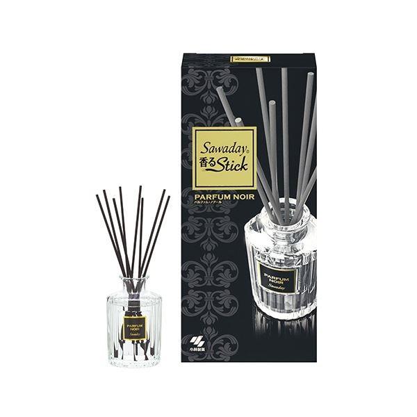 （まとめ）小林製薬 Sawaday 香るスティックパルファム ノアール 本体 70ml 1セット〔×10セット〕[21]